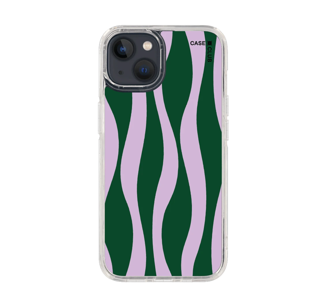 purple & green wavy pattern